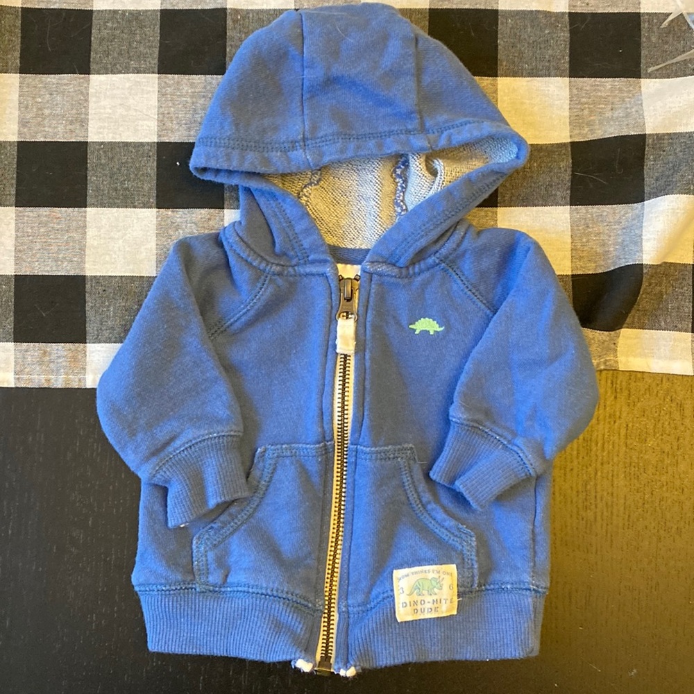 Carters Dinosaur zip up hoodie